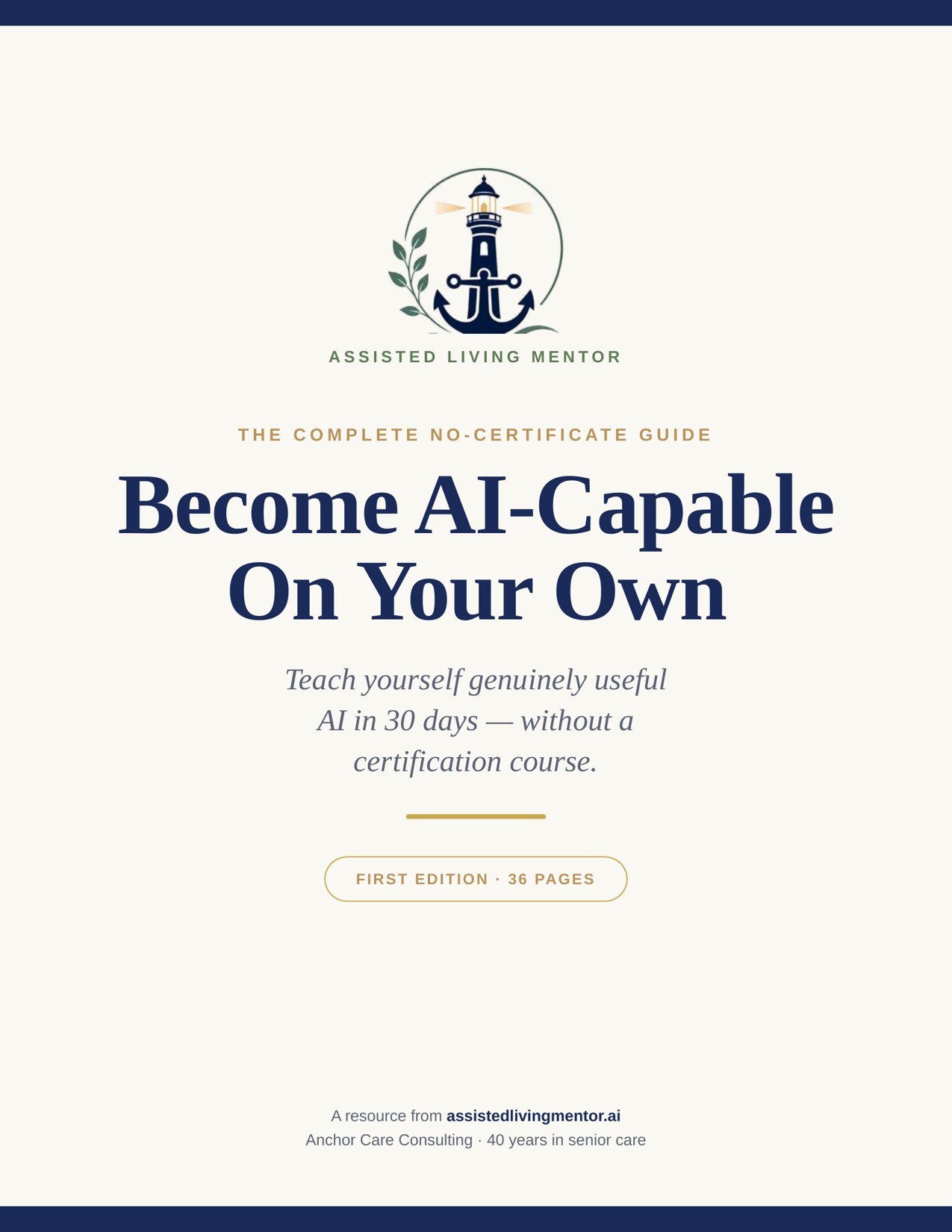 Become AI-Capable On Your Own — the complete book