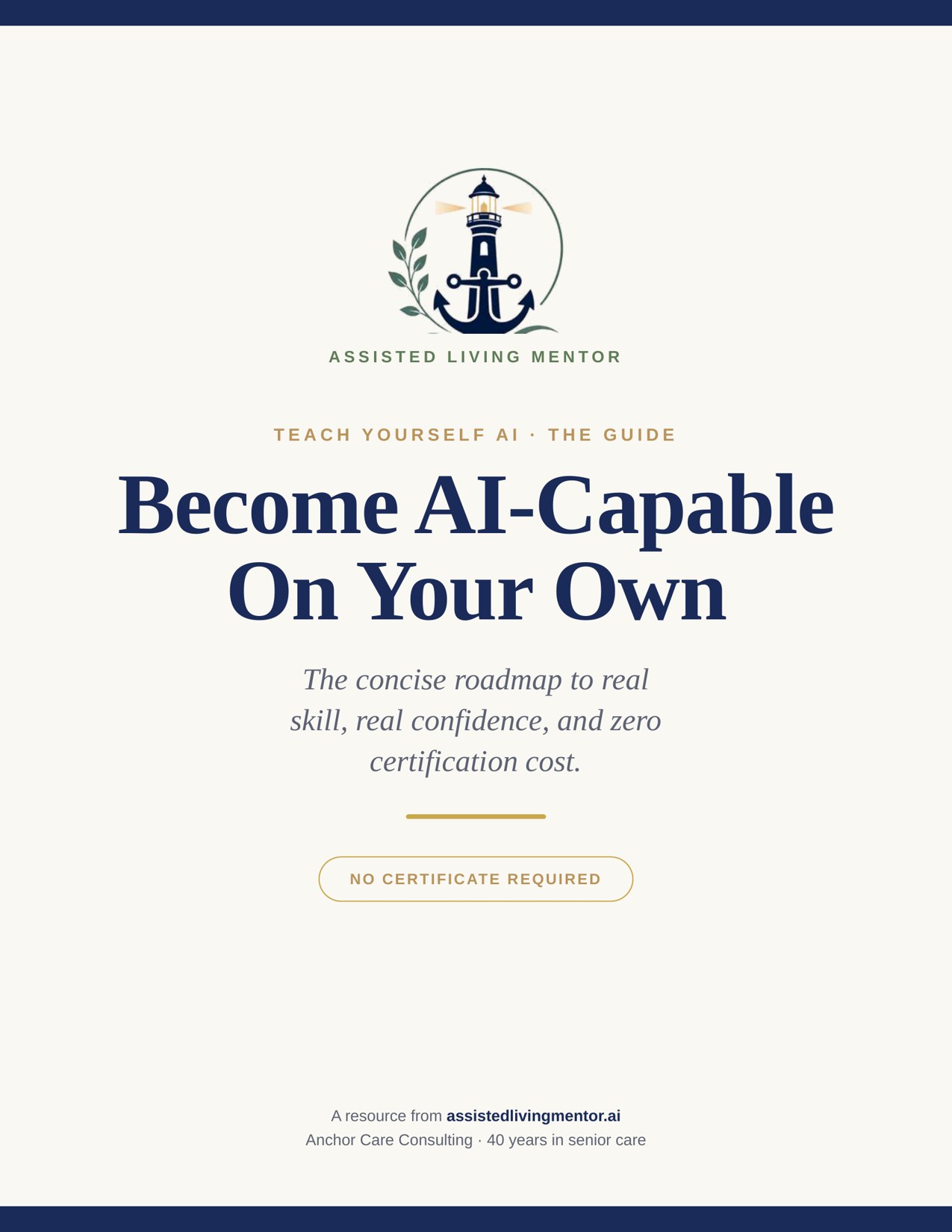 Become AI-Capable On Your Own — the guide