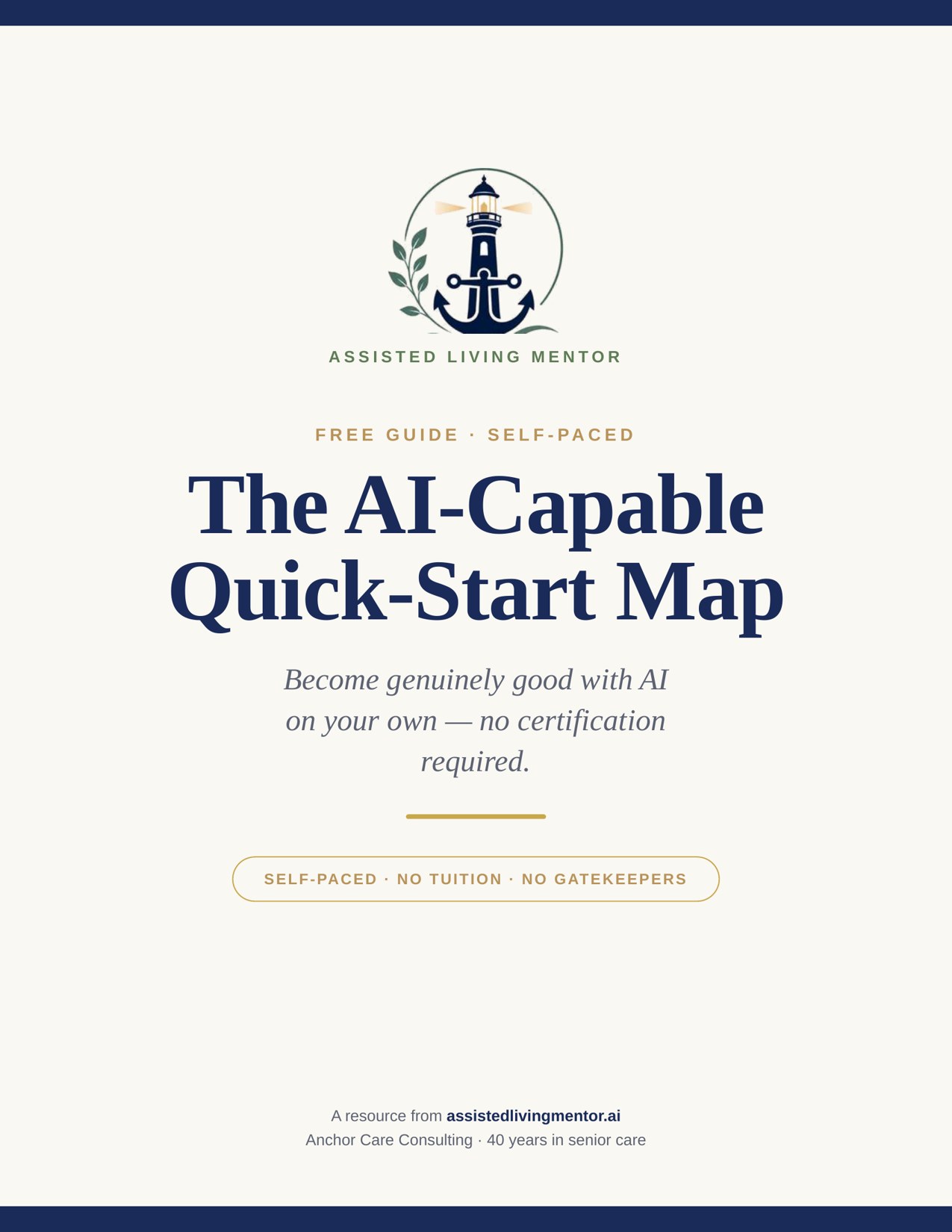 The AI-Capable Quick-Start Map — free guide