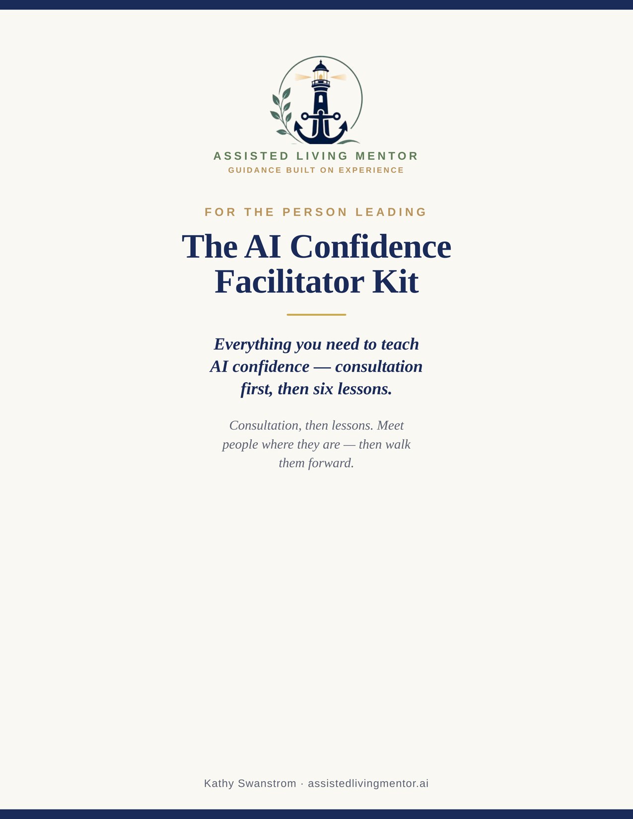 The AI Confidence Facilitator Kit