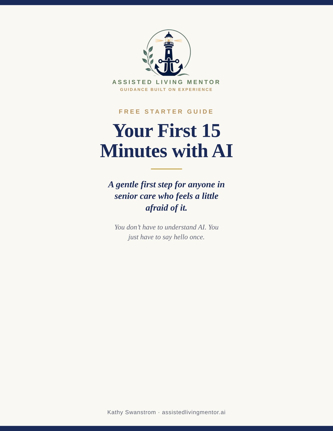 Your First 15 Minutes with AI