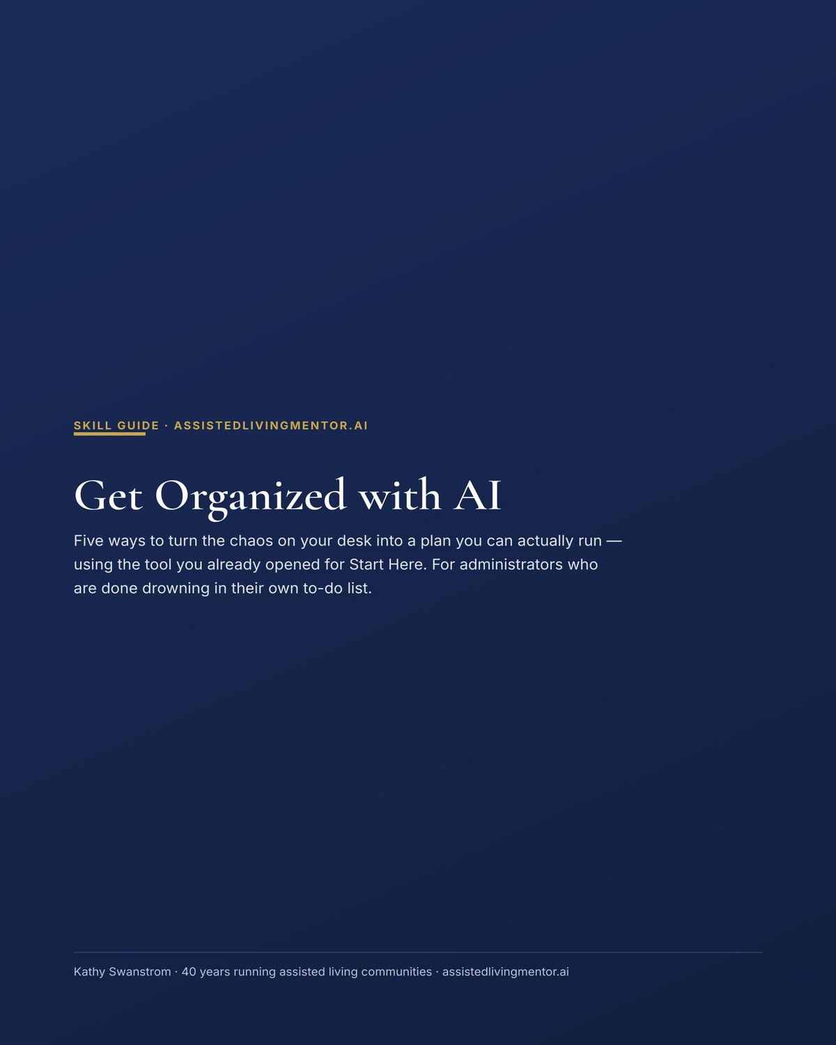 Get Organized with AI