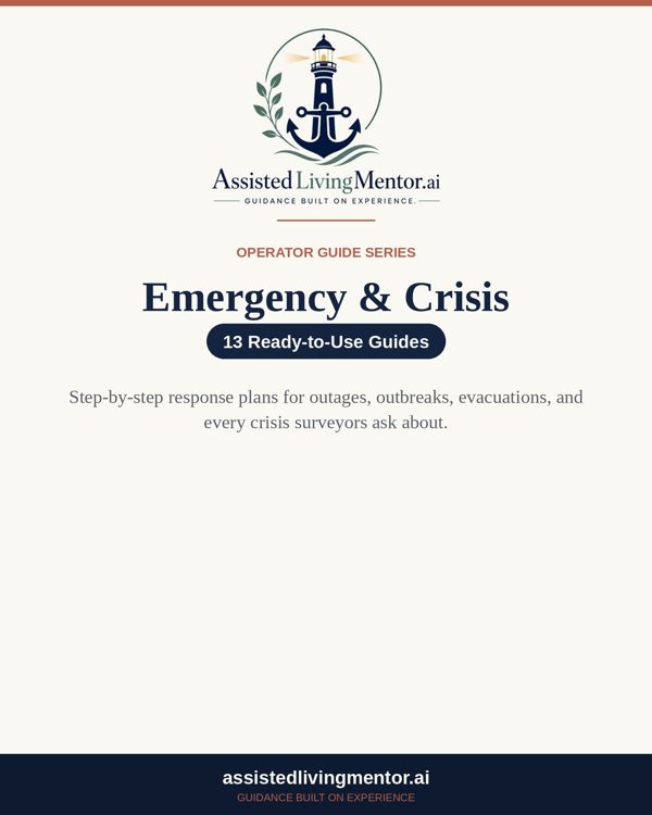Emergency & Crisis Playbook operator guide bundle